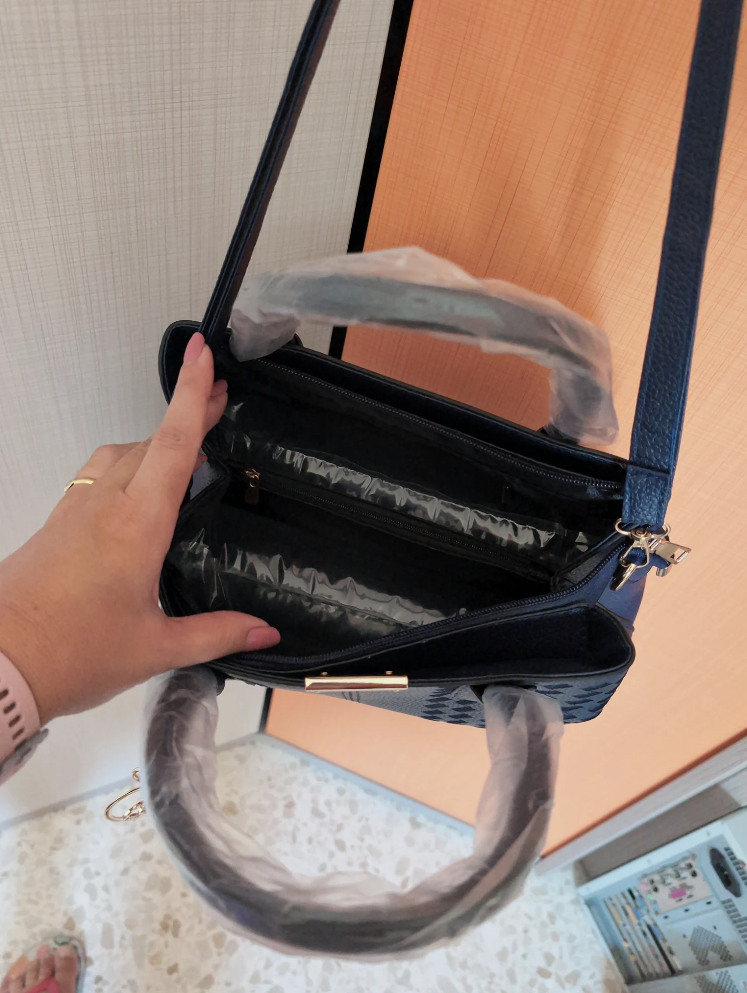 Bolso de mano de piel sintética negra Local – Local – taille Taille unique 2