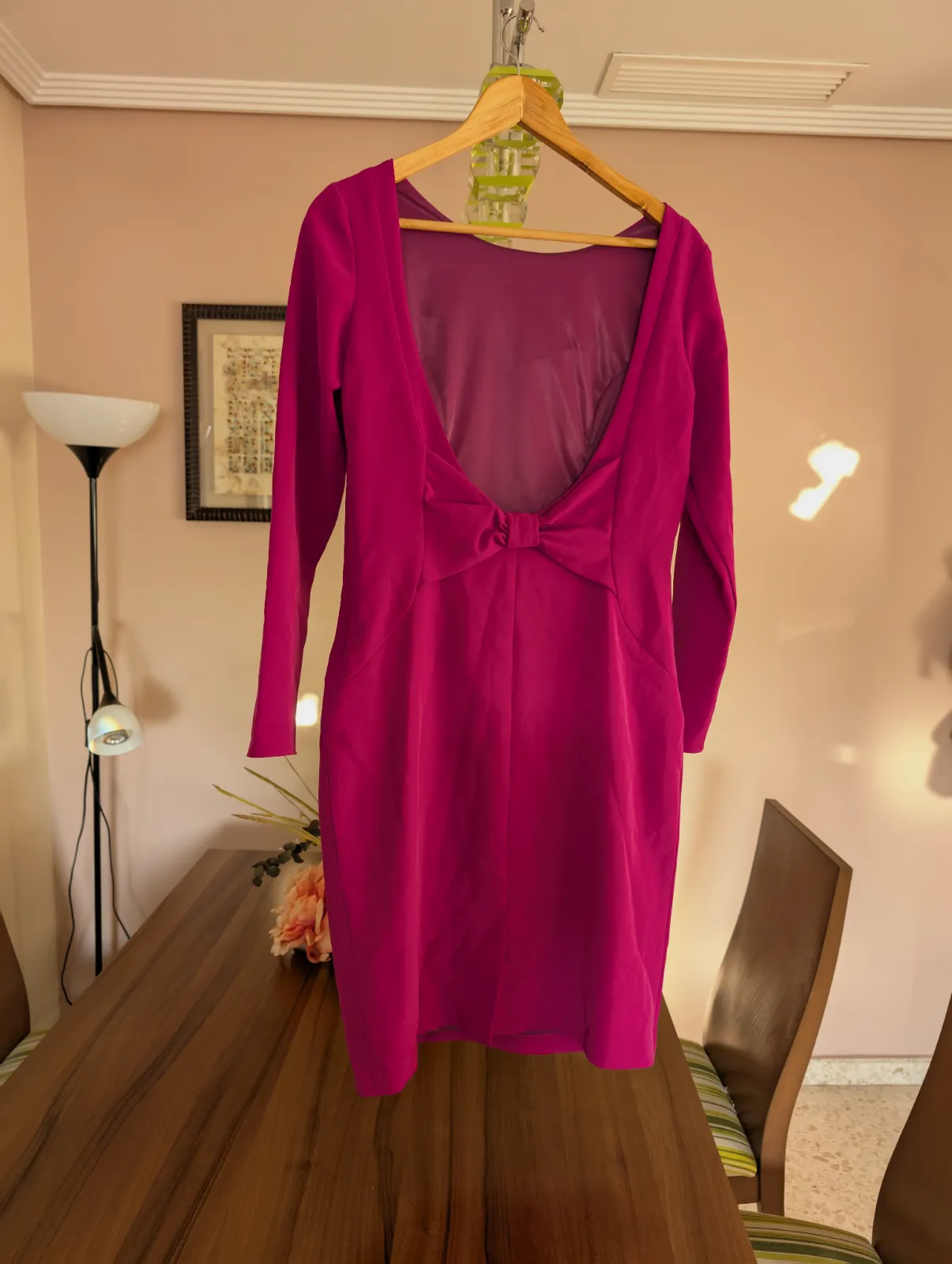 Vestido evento color magenta talla M – Corpary – taille M 5