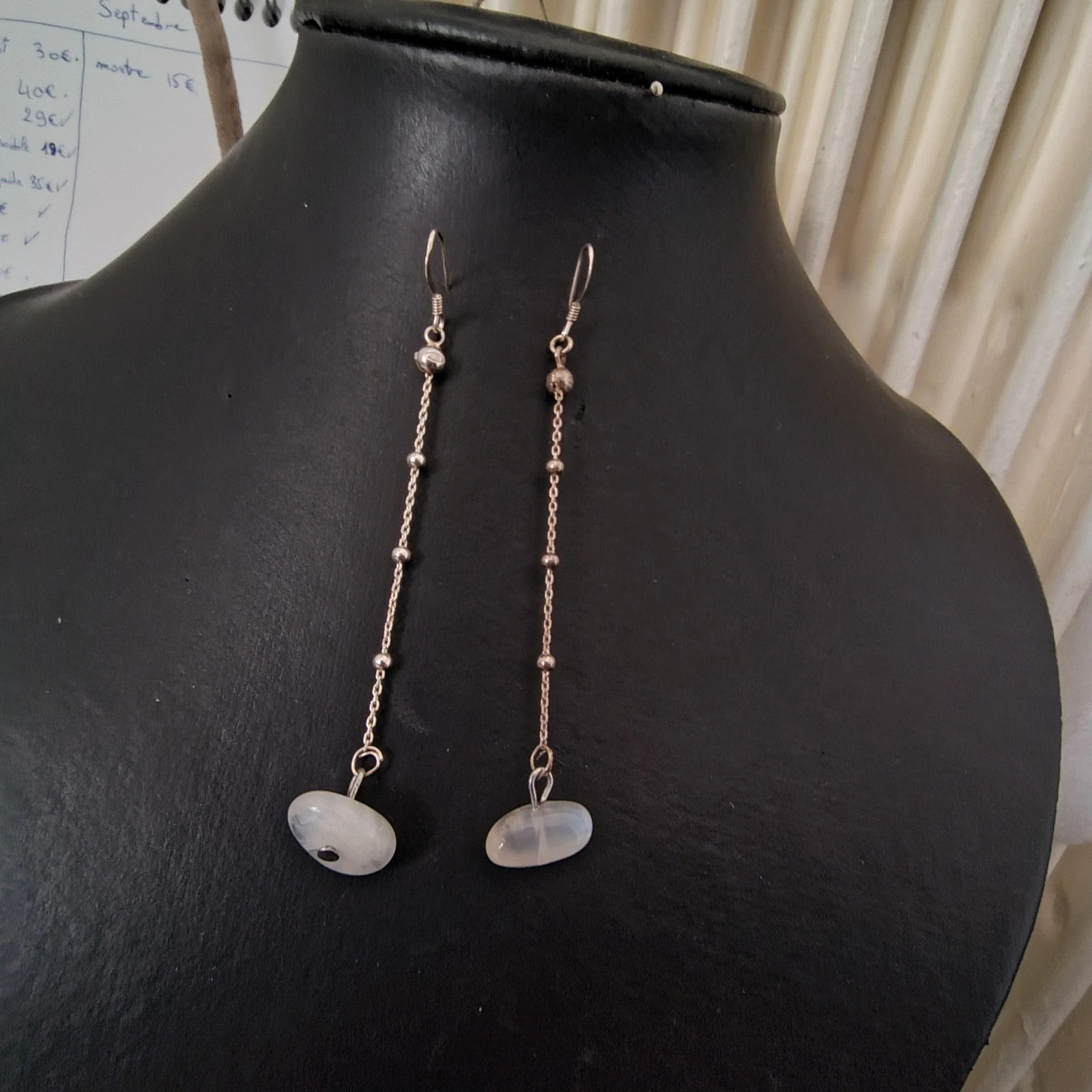 Boucles d'oreilles – Argent 2