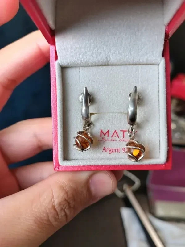 Boucles d'oreilles – Argent 3