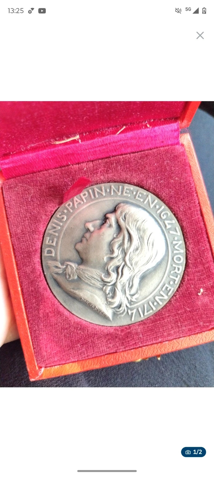 Médaille Denis Papin