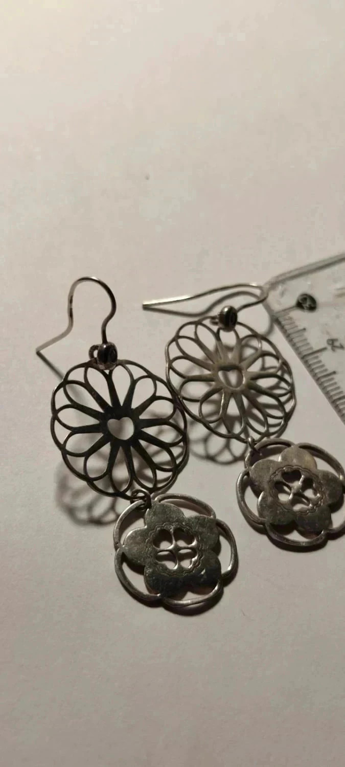 Boucles d'oreilles – Argent 4