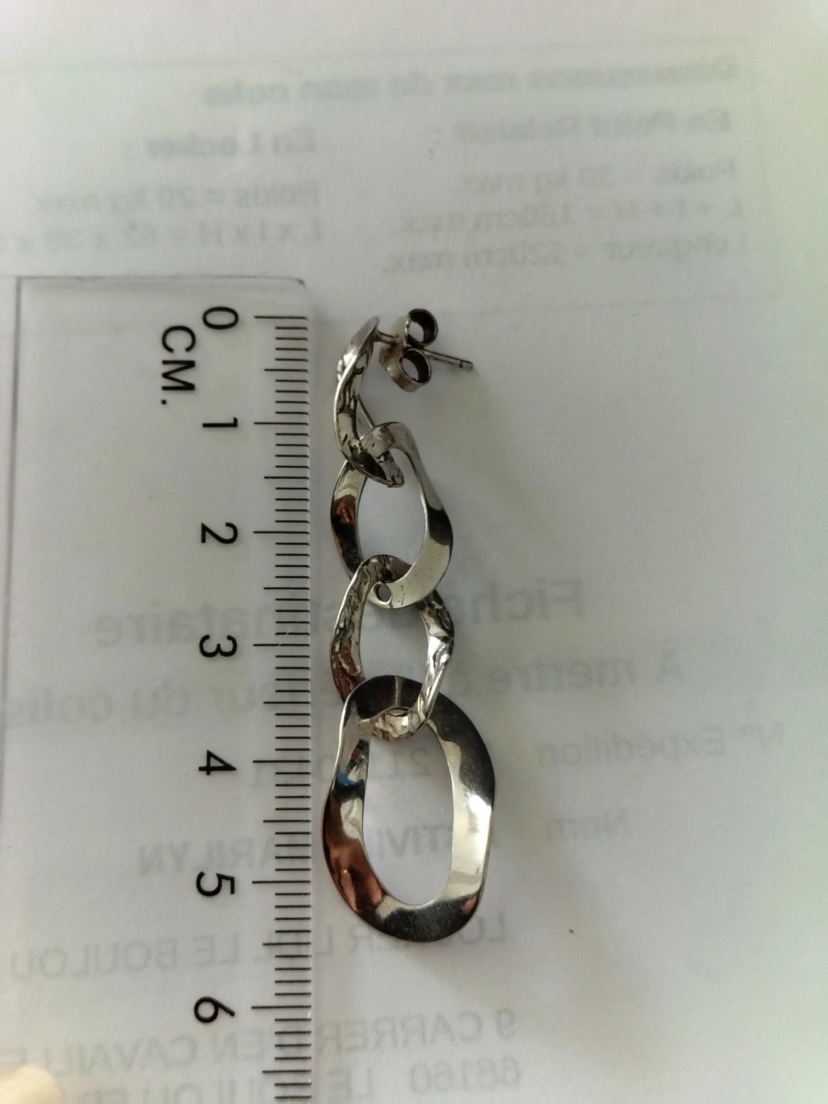 Boucles d'oreilles – Argent 4