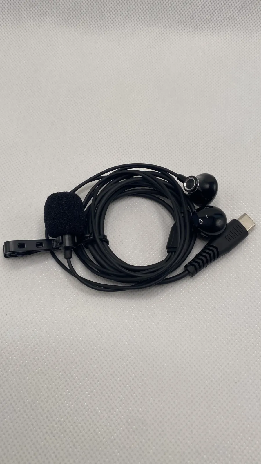 Kit Micro-Cravate USB-C avec Écouteurs Intégrés – Ecouteurs Micro-cravatte 4