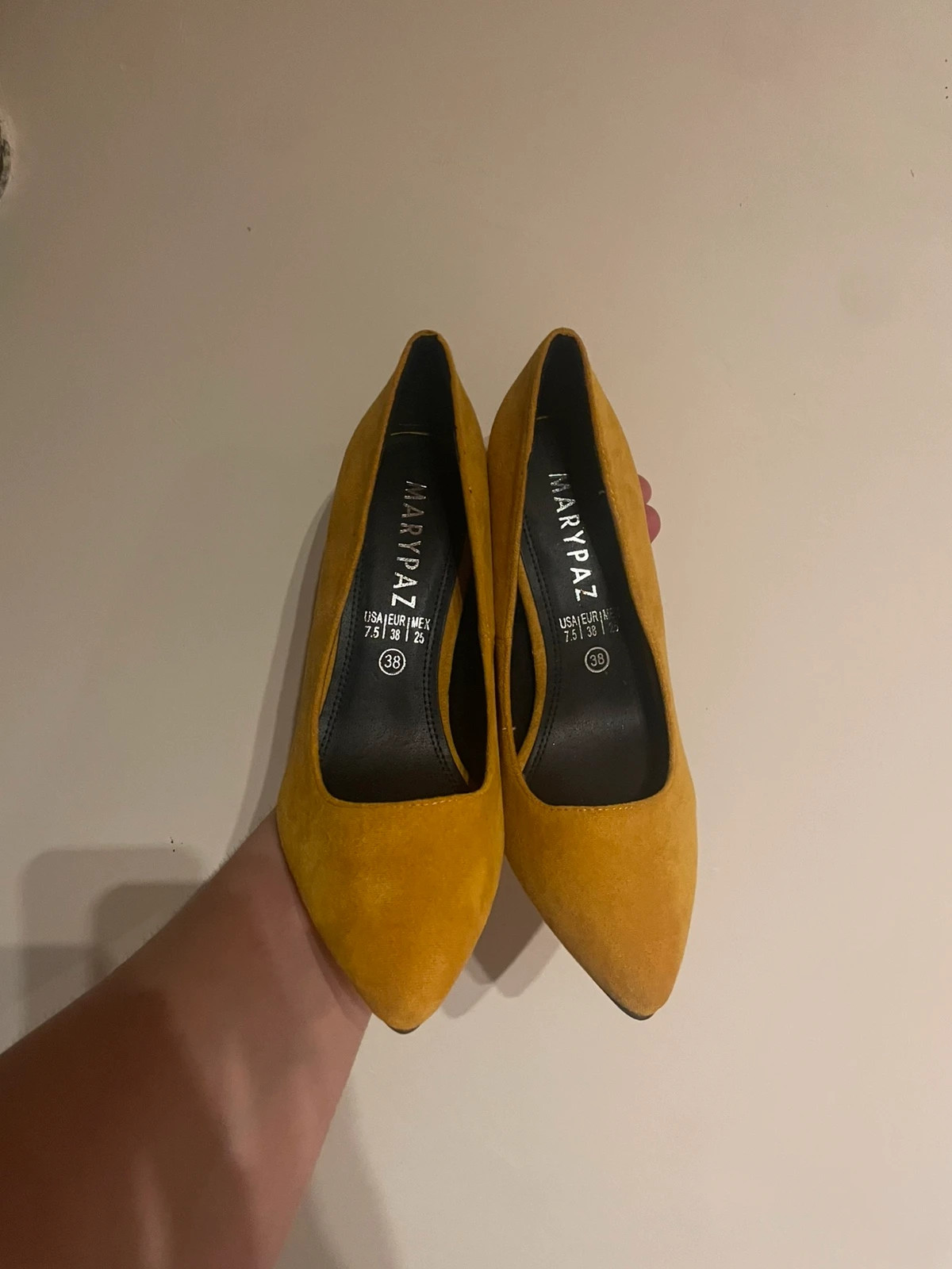 Escarpins taille 38 jaune – Marypaz – taille EU 38 2