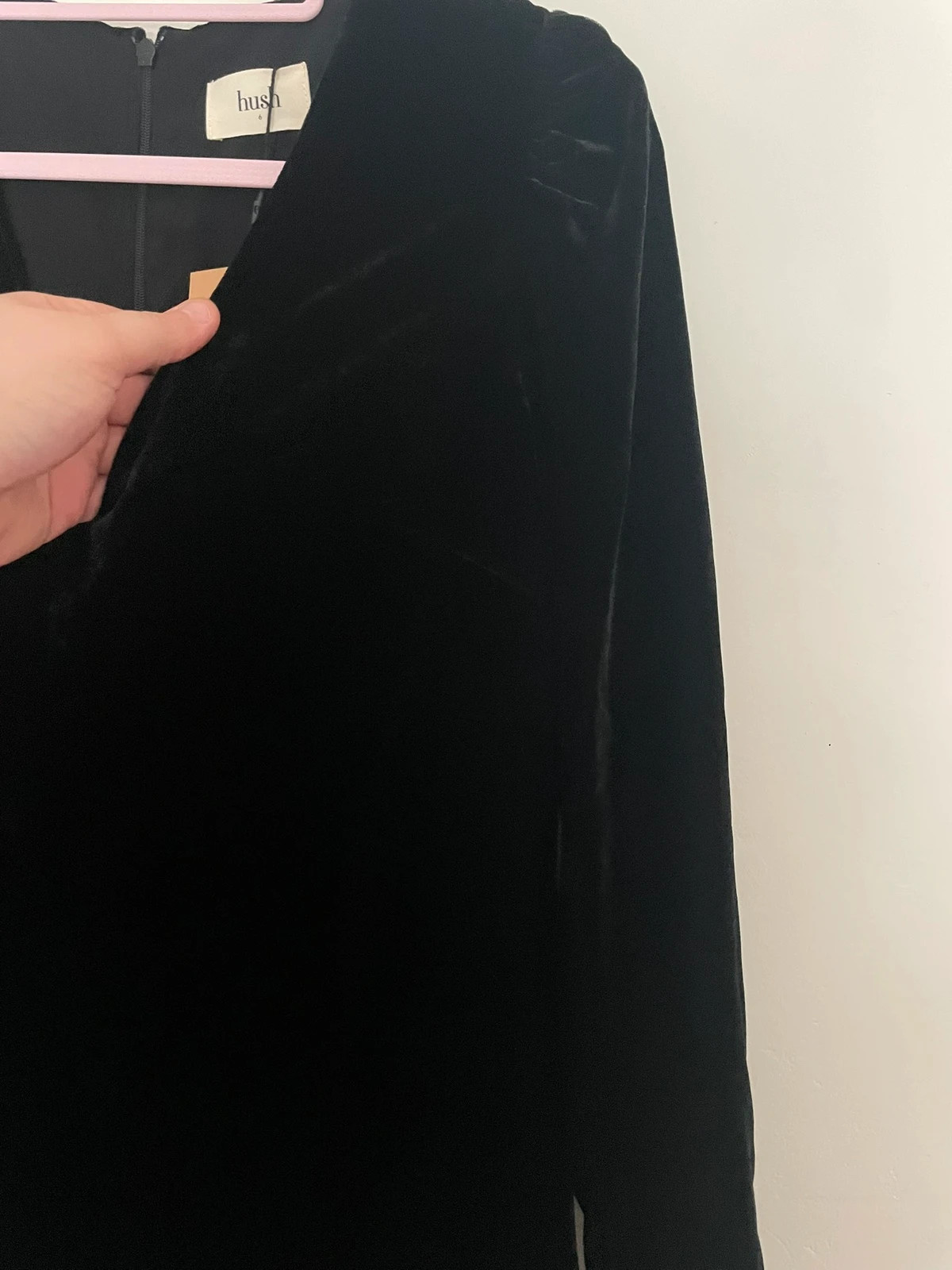 Robe courte velours – Hush – taille XS / 34 / 6 3