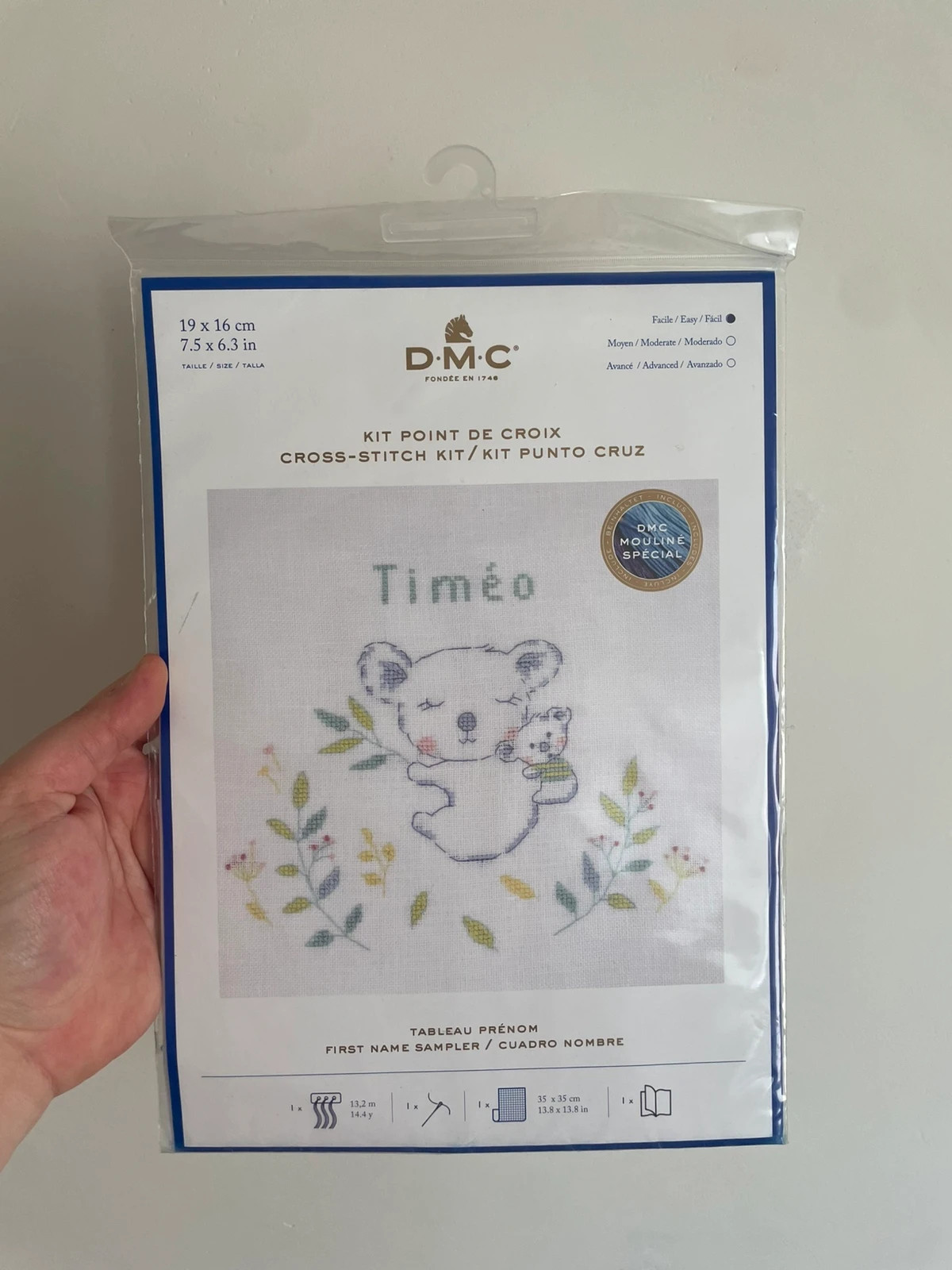 Kit de point de croix Timéo