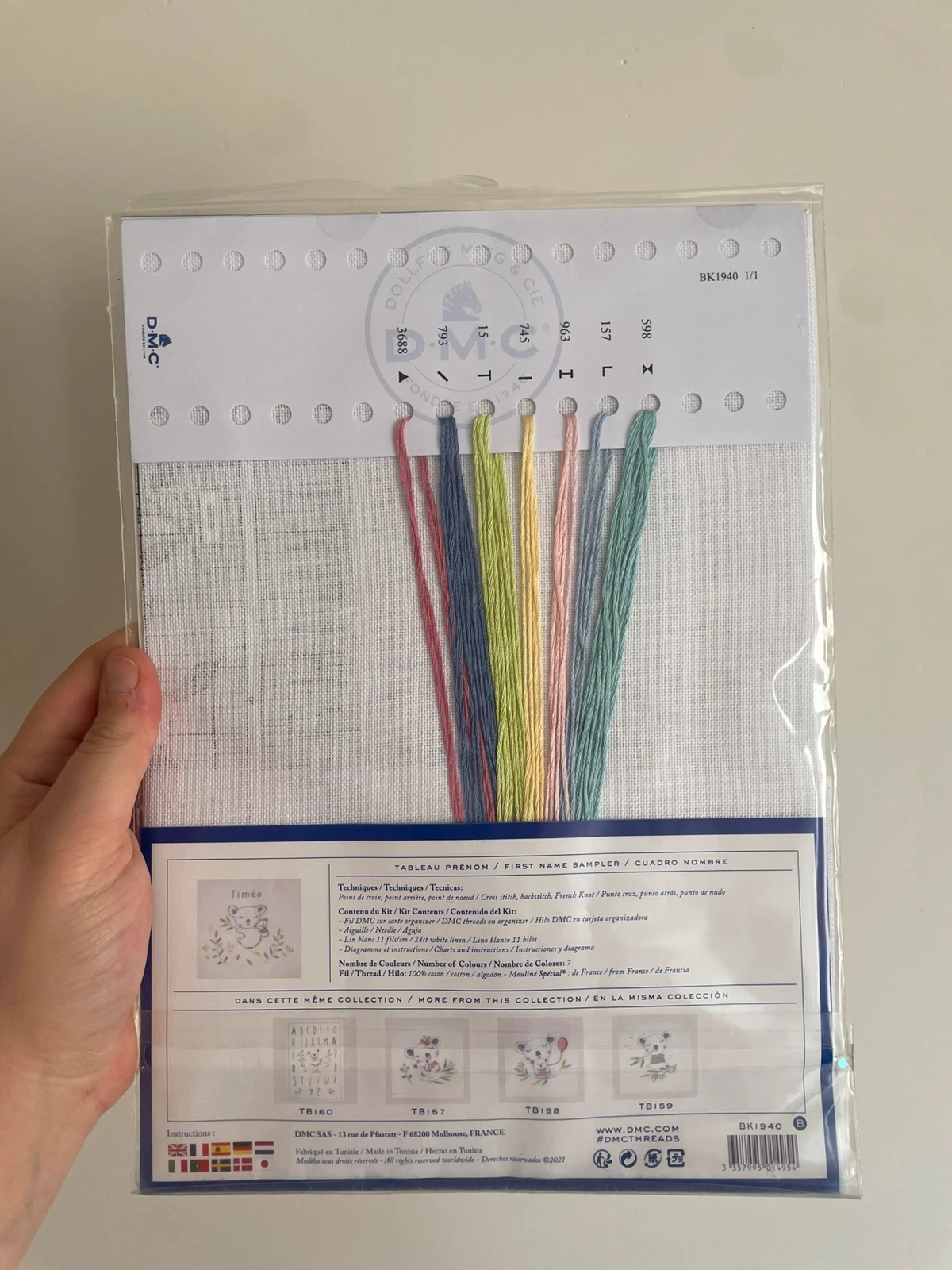 Kit de point de croix Timéo – DMC 2