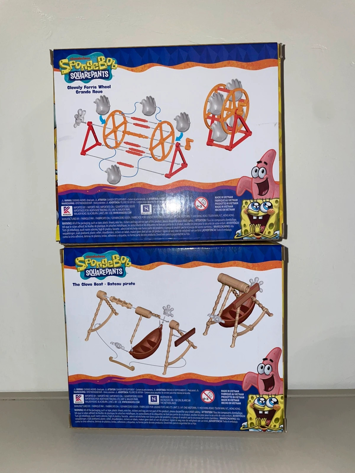 Lot de 2 coffrets bob l'éponge – Nickelodeon – taille Taille unique 2