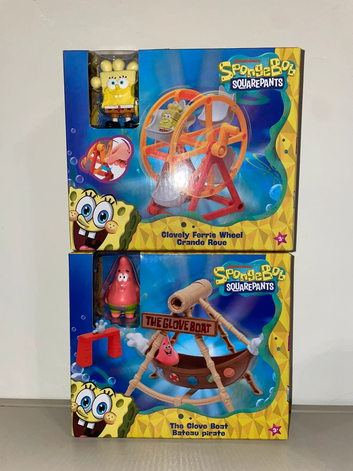 Lot de 2 coffrets bob l'éponge