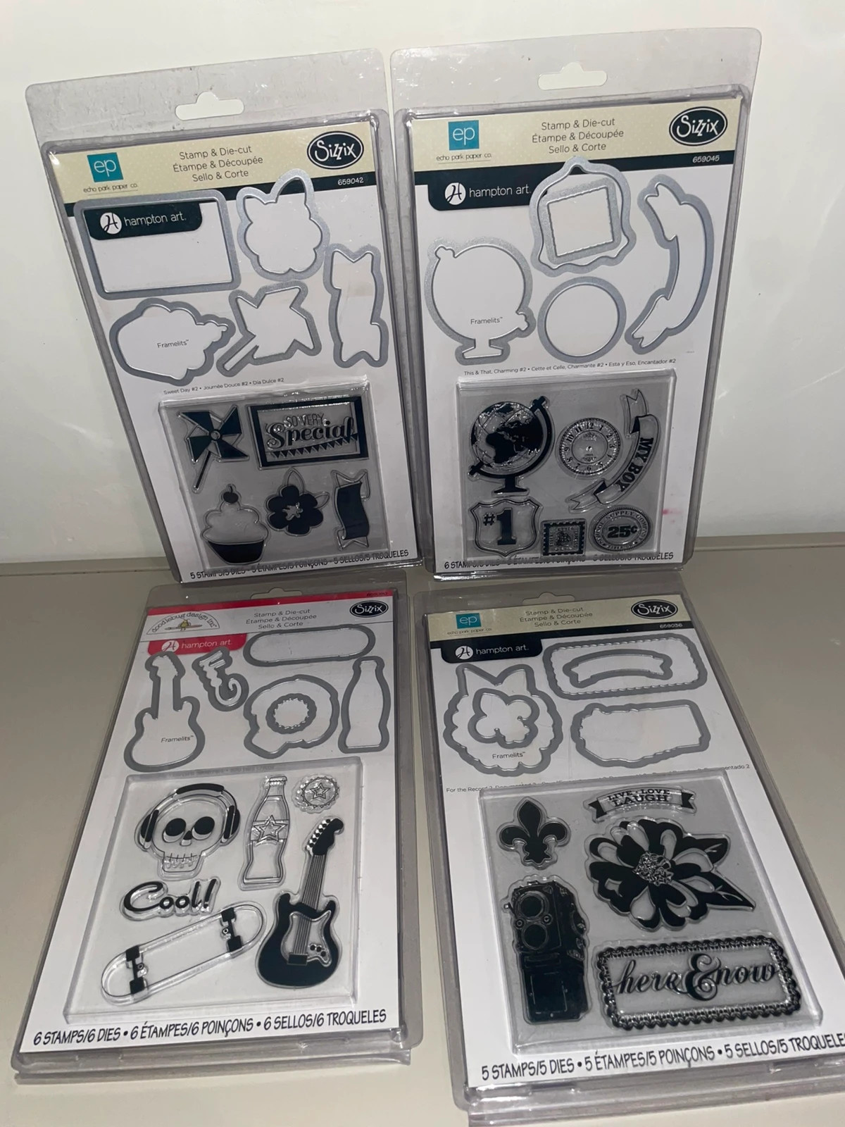 4 Kits Sizzix