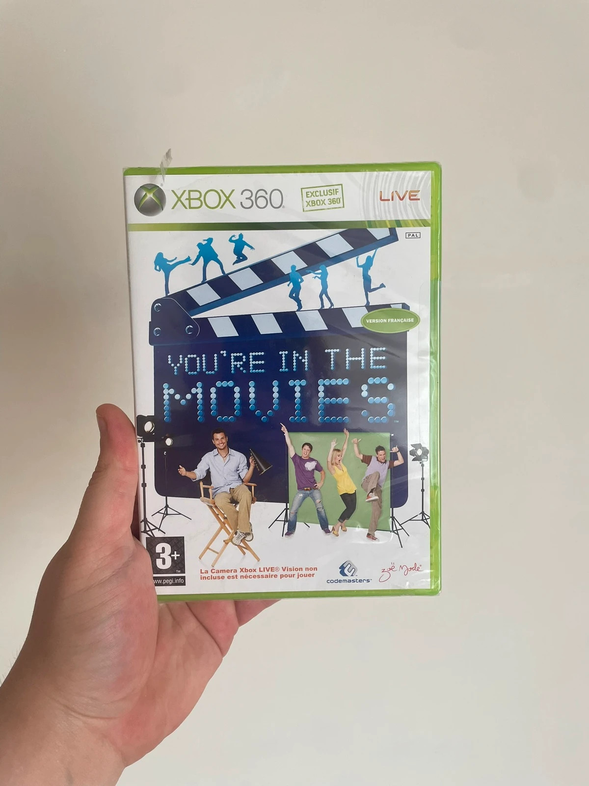 You're in the movies
