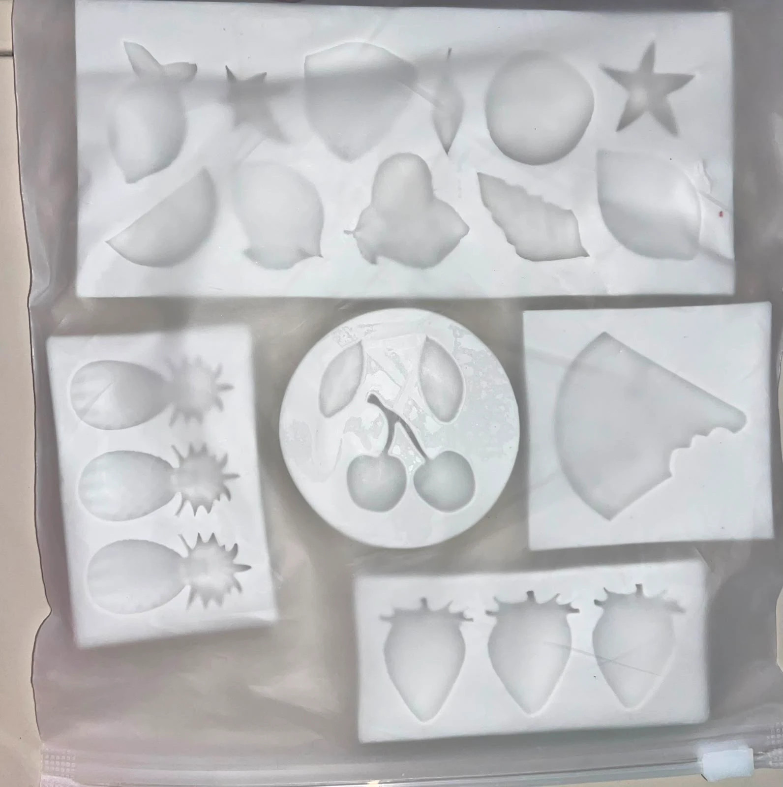 Lot de moules en silicone
