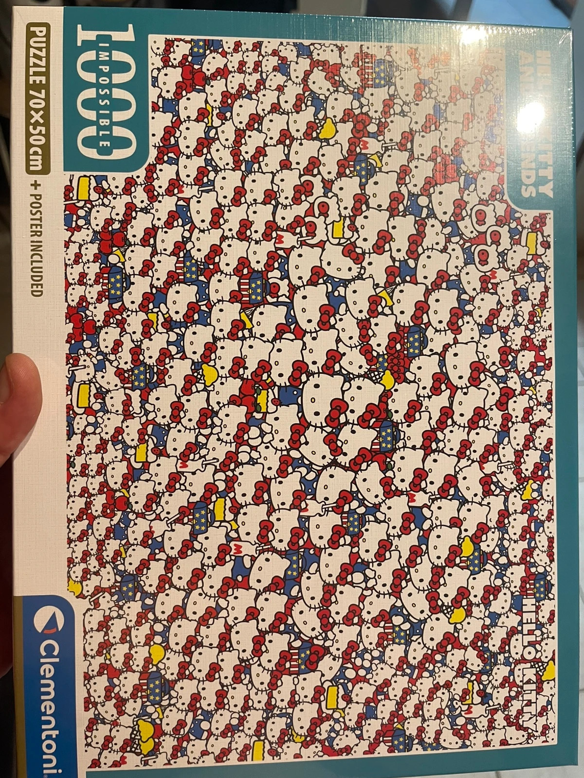 Hello Kitty and Friends Puzzle 1000 pièces – Clementoni 4
