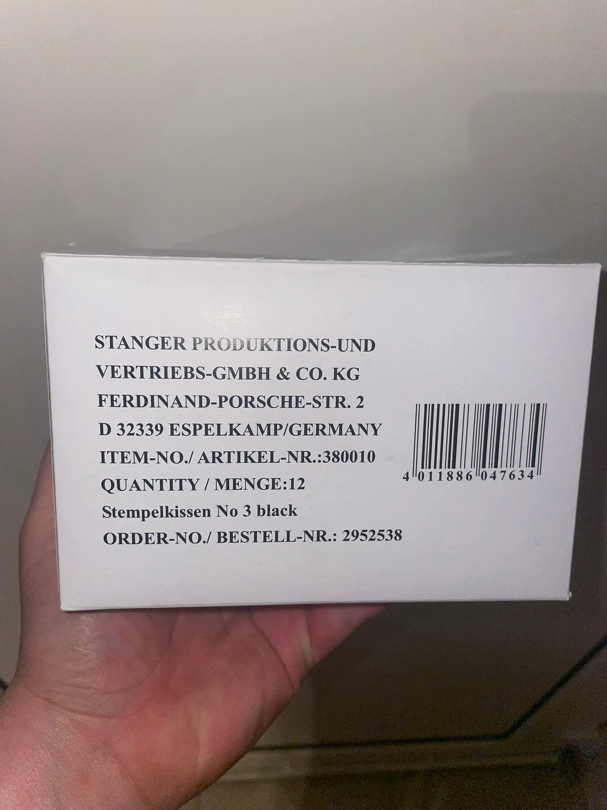 Lot 12 tampons encreurs – STANGER 3