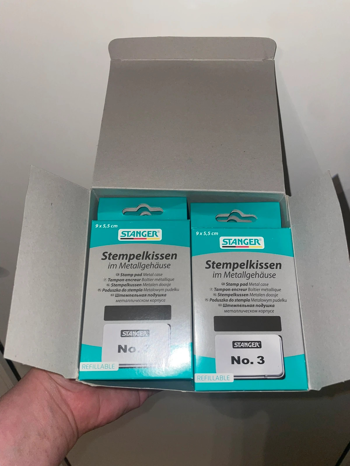 Lot 12 tampons encreurs