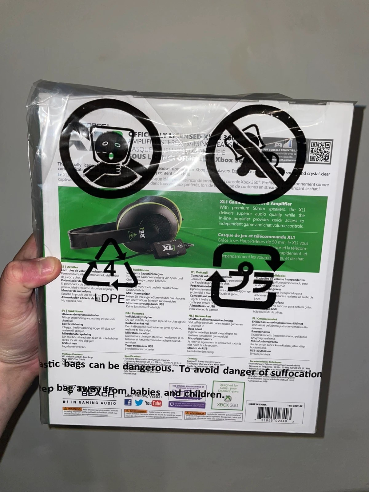 Casque Gaming Turtle Beach Ear Force XL1 – Xbox 360 – Turtle Beach – taille Taille unique 3