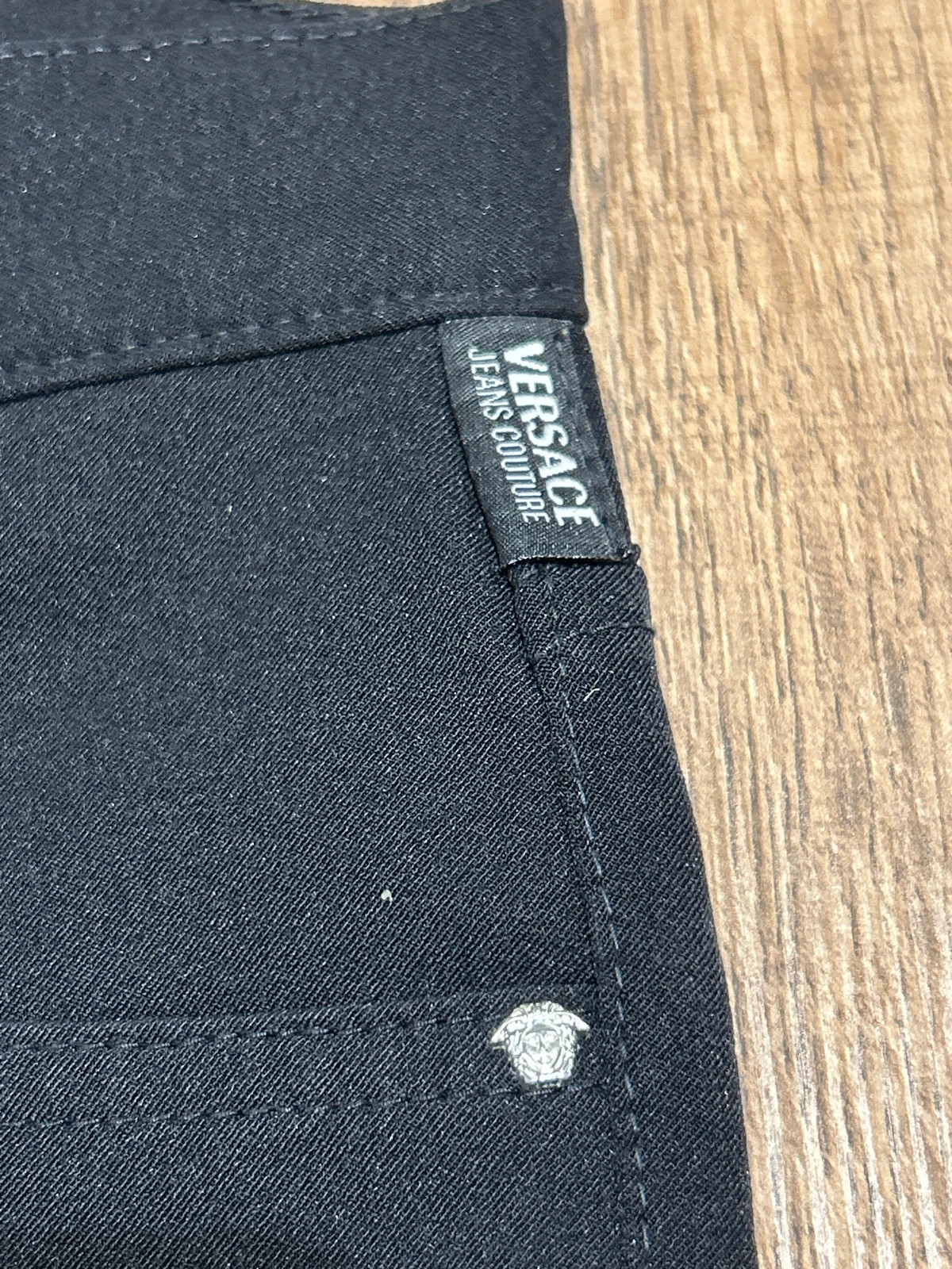 Pantalon Jean Versace (10) Jeans Couture Noir Medusa Vintage Made In Italy W29 43 – Versace – taille W29 | FR 38 3