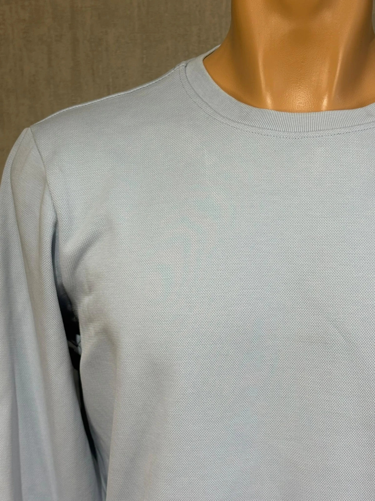 Sweat Ralph Lauren Bleu Ciel Col Rond Logo Brode Taille L Thermal Coton – Polo Ralph Lauren – taille L 3