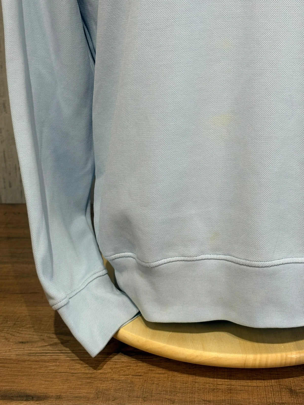 Sweat Ralph Lauren Bleu Ciel Col Rond Logo Brode Taille L Thermal Coton – Polo Ralph Lauren – taille L 5