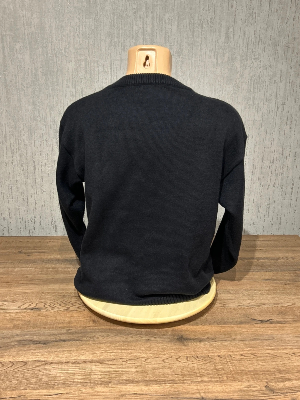 Pull Ami Paris Ami De Coeur Noir Intarsia Rouge Laine Tricot Designer – Ami Paris – taille M 5