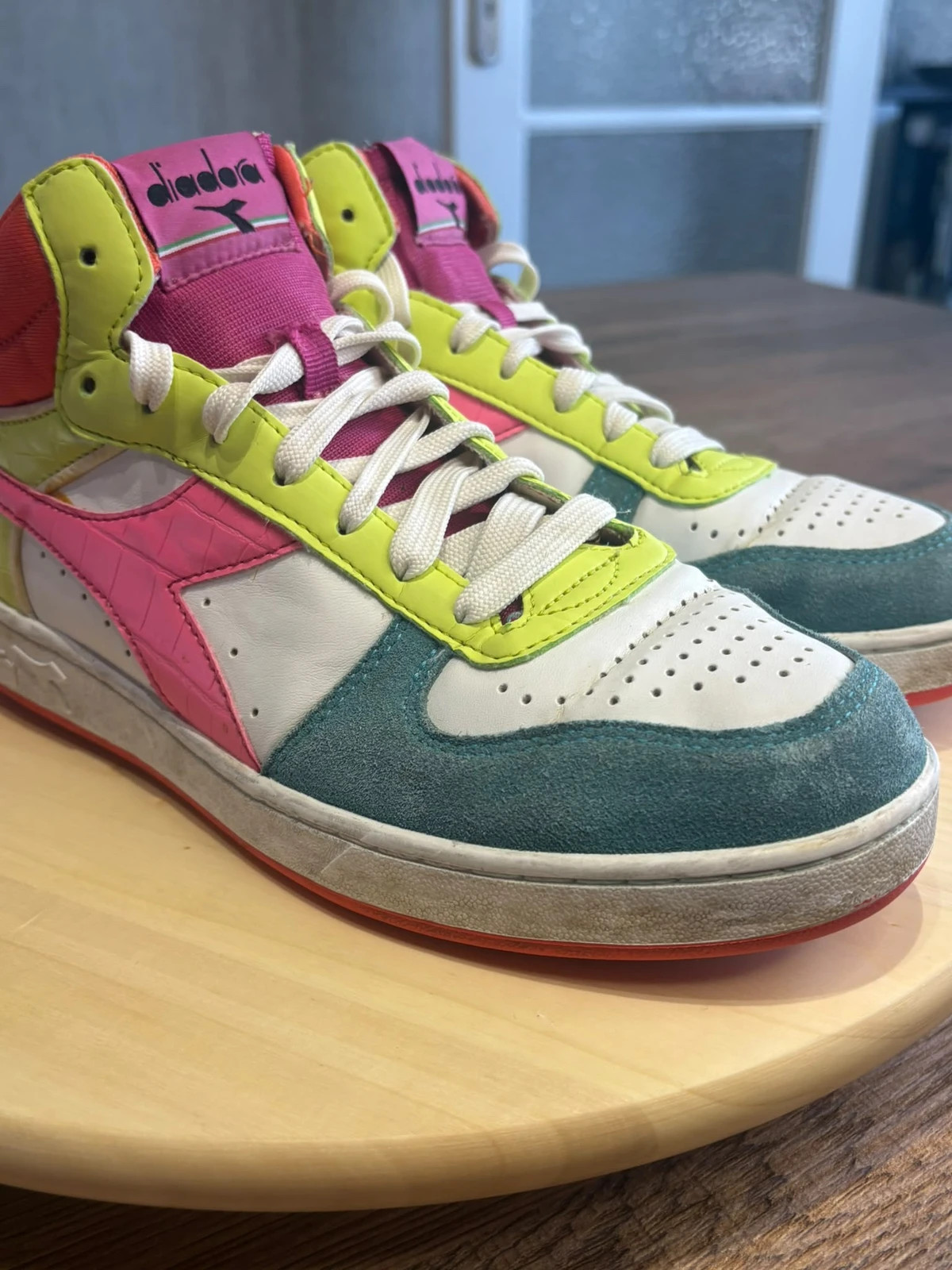 Baskets Montantes Diadora MI Basket Multicolor Taille 40 Sneakers Retro Vintage – Diadora – taille 40 3