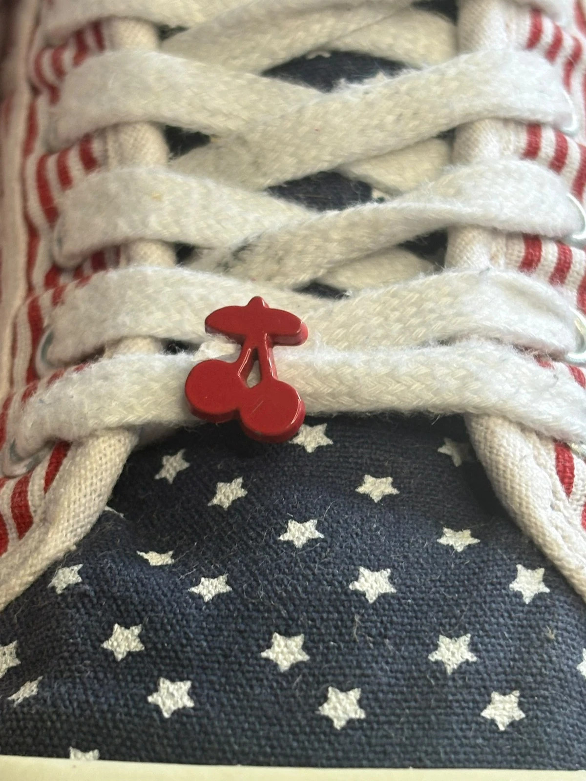 Baskets Le Temps des Cerises Toile Drapeau Américain Taille 38 Tennis Cerises – Le Temps des Cerises – taille 38 3