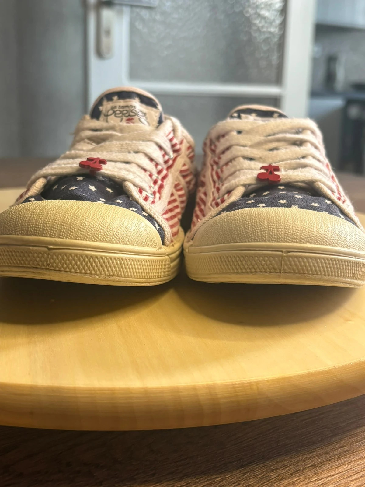 Baskets Le Temps des Cerises Toile Drapeau Américain Taille 38 Tennis Cerises – Le Temps des Cerises – taille 38 4