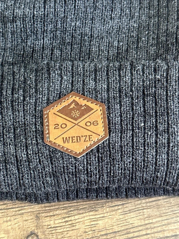 Bonnet Wedze Decathlon Gris Anthracite Maille Cotele Patch Cuir Taille Unique – Wed'ze – taille Taille unique 2