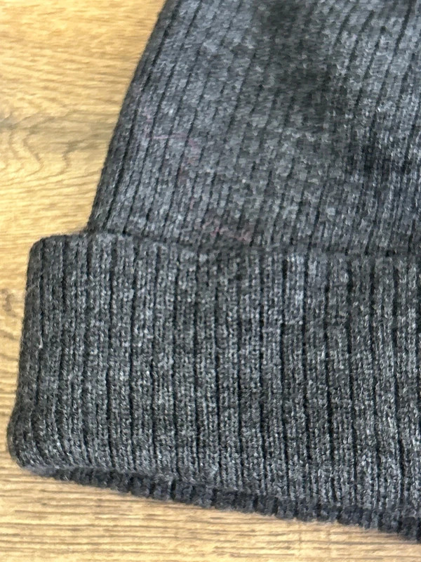 Bonnet Wedze Decathlon Gris Anthracite Maille Cotele Patch Cuir Taille Unique – Wed'ze – taille Taille unique 3