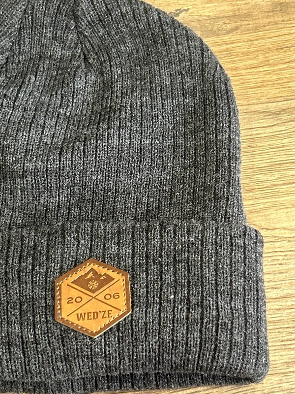 Bonnet Wedze Decathlon Gris Anthracite Maille Cotele Patch Cuir Taille Unique – Wed'ze – taille Taille unique 5