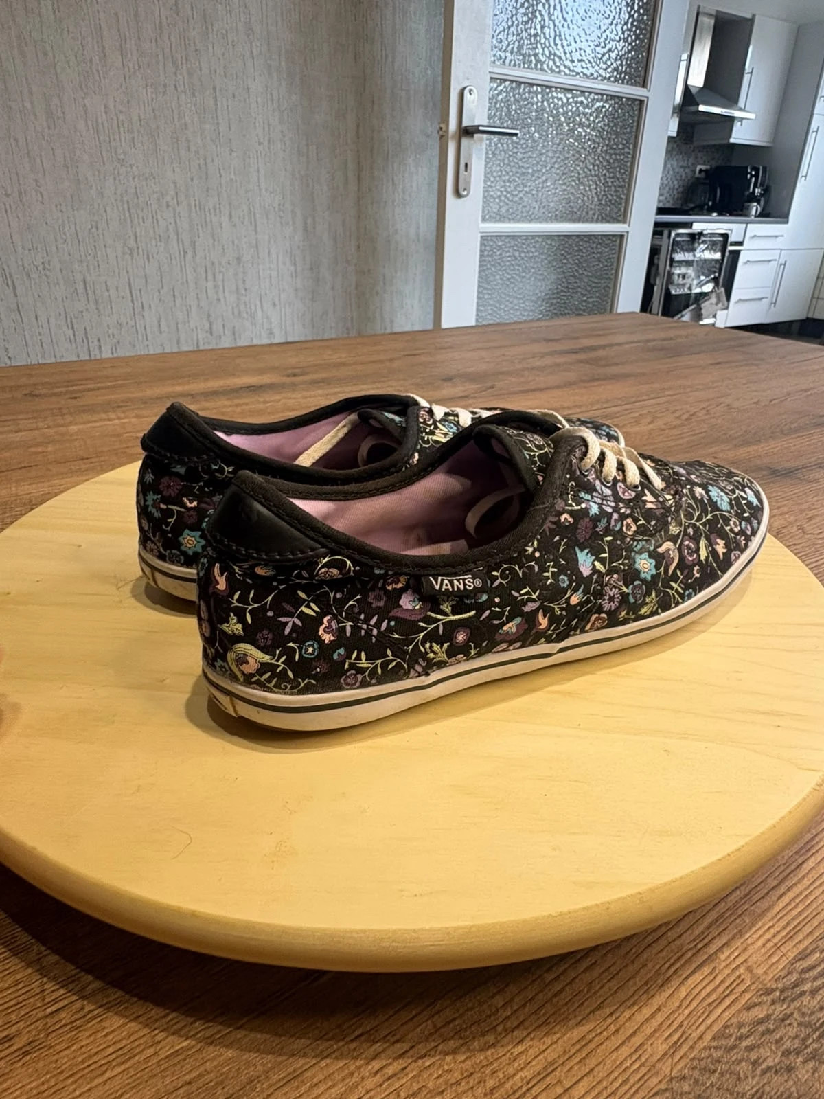 Baskets Vans Authentic Toile Imprime Floral Fleurs Noir & Violet Taille 38 – Vans – taille 38 4