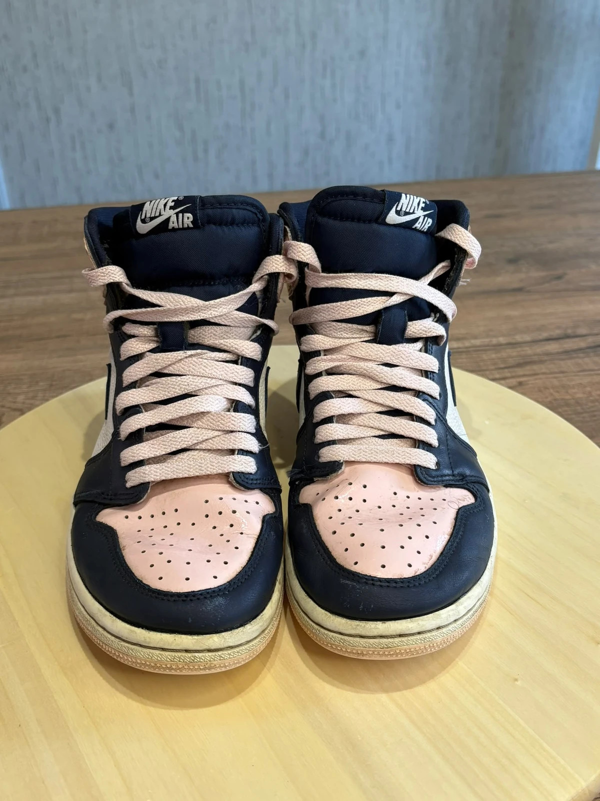 Baskets Nike Air Jordan 1 Retro High OG Atmosphere Bubblegum Taille 38.5 DD9335-641