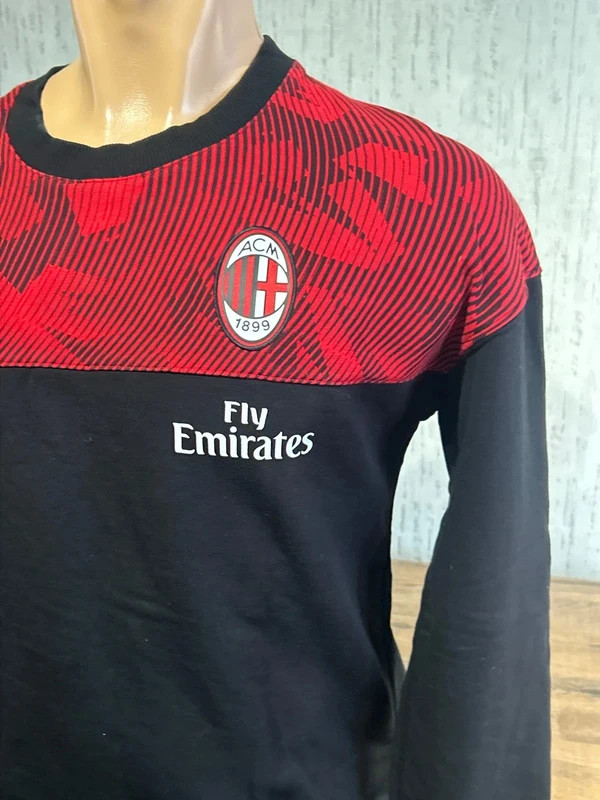 Survetement AC Milan Puma DryCell Homme Noir Et Rouge Haut Et Pantalon Taille S – Puma – taille S 3