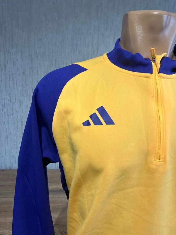 Sweat Haut Entrainement Real Madrid Adidas Aeroready Jaune Bleu Neuf Taille M – adidas – taille M 2