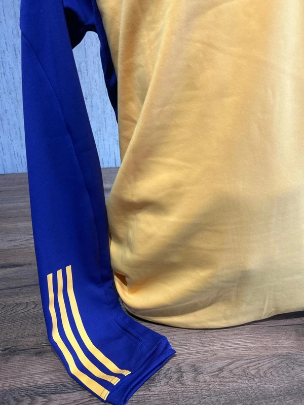 Sweat Haut Entrainement Real Madrid Adidas Aeroready Jaune Bleu Neuf Taille M – adidas – taille M 5