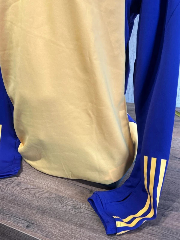 Sweat Haut Entrainement Real Madrid Adidas Aeroready Jaune Bleu Neuf Taille M – adidas – taille M 4