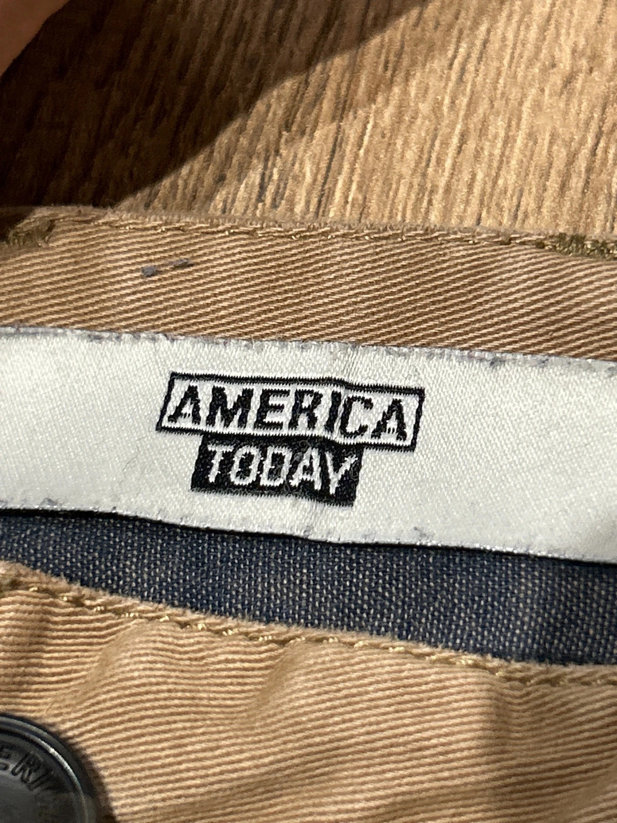 Pantalon Chino America Today (5) Parker Slim Beige W29 L32 Homme Stretch – America Today – taille W28 | FR 38 2