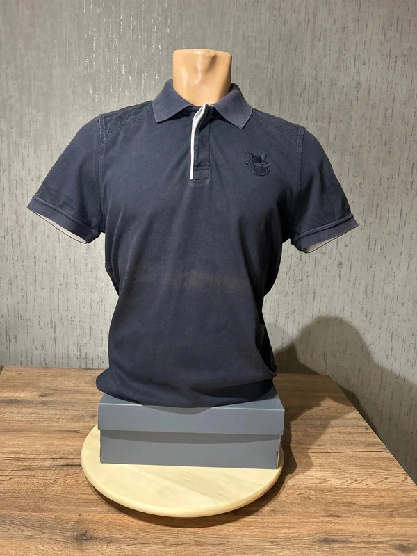 Polo Chevignon Tog's Noir Taille S Broderie Canard Matelassé Épaules Homme