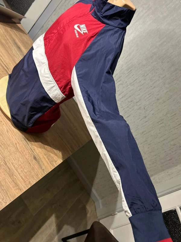 Veste Coupe Vent Nike Sportswear Colorblock Bleu Rouge Blanc Taille M Demi Zip – Nike – taille M 4