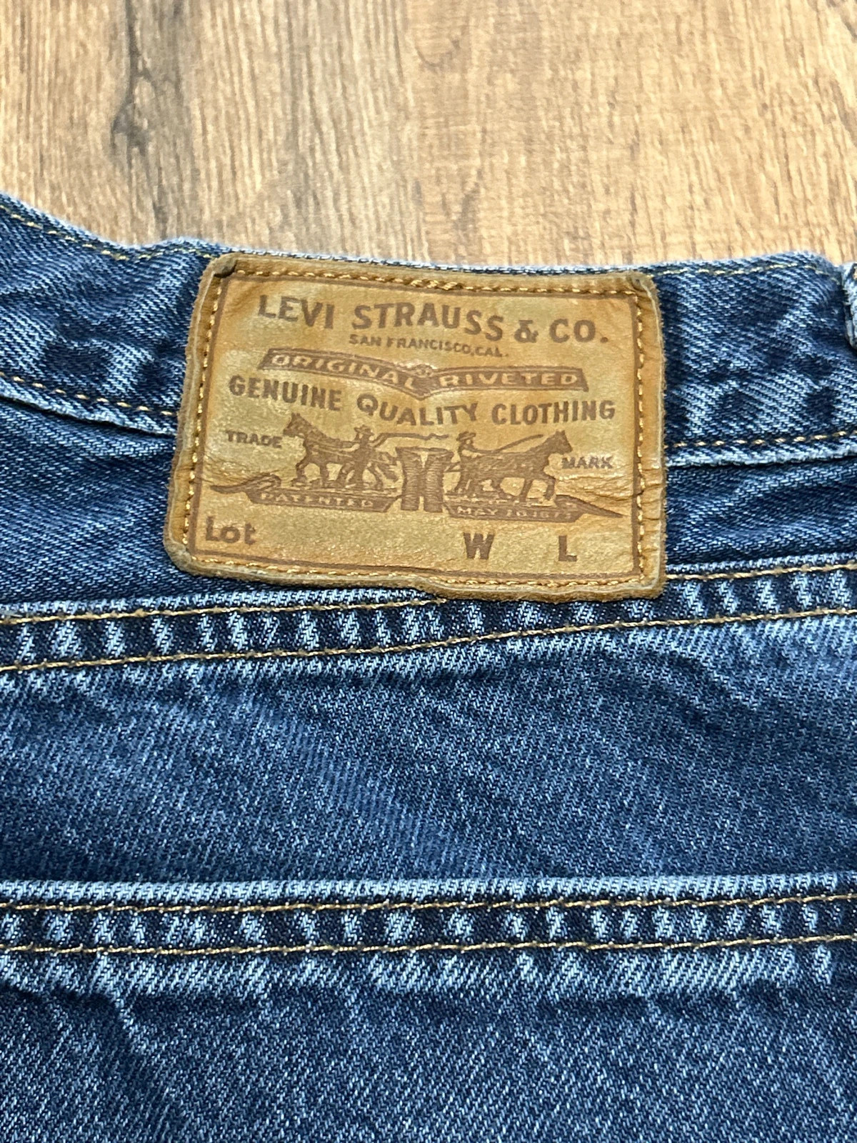 Jean Levi's (2) Premium Bleu Brut W34 L32 Droit Homme Blank Red Tab – Levi's – taille W34 | FR 44 2
