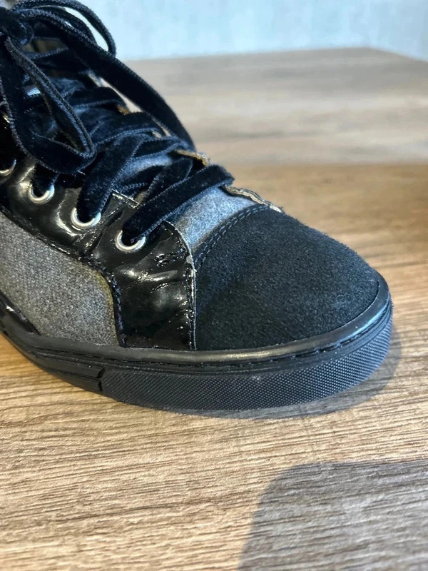 Baskets Montantes Dsquared2 Femme Noir Gris Taille 38 Cuir – Dsquared2 – taille 38 5