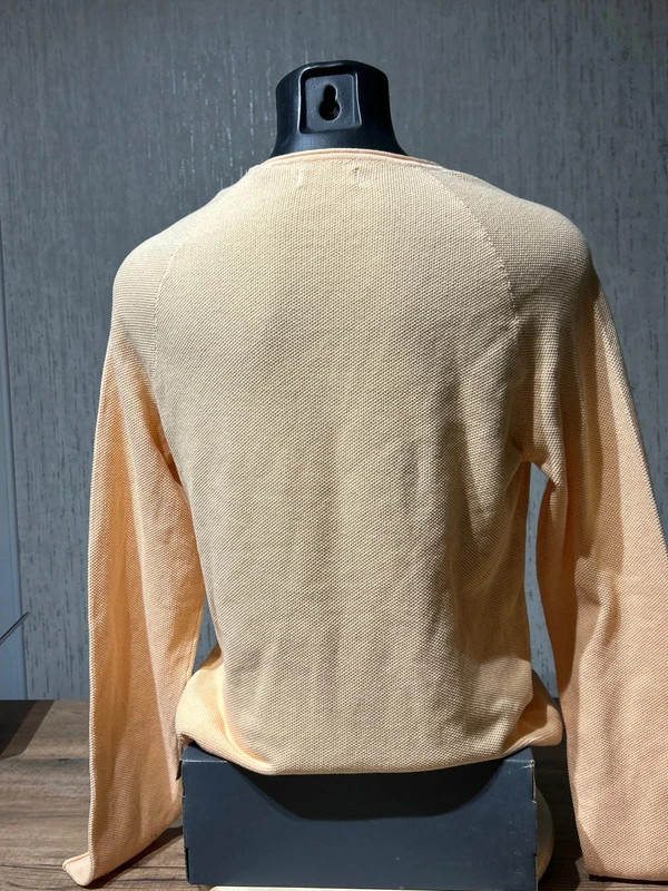 Pull Jack & Jones Neuf Avec Etiquette Jaune Pastel Pêche Taille S Maille Texturée – Jack & Jones – taille S 5