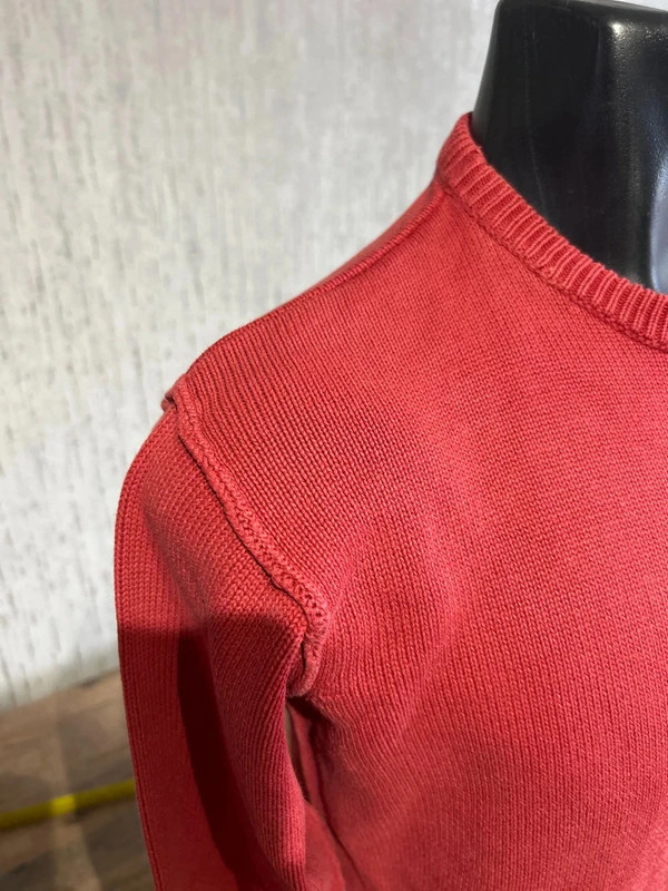 Pull Lee Cooper Originals Homme Rouge Bordeaux Maille Coton Taille M Vintage – Lee Cooper – taille M 3