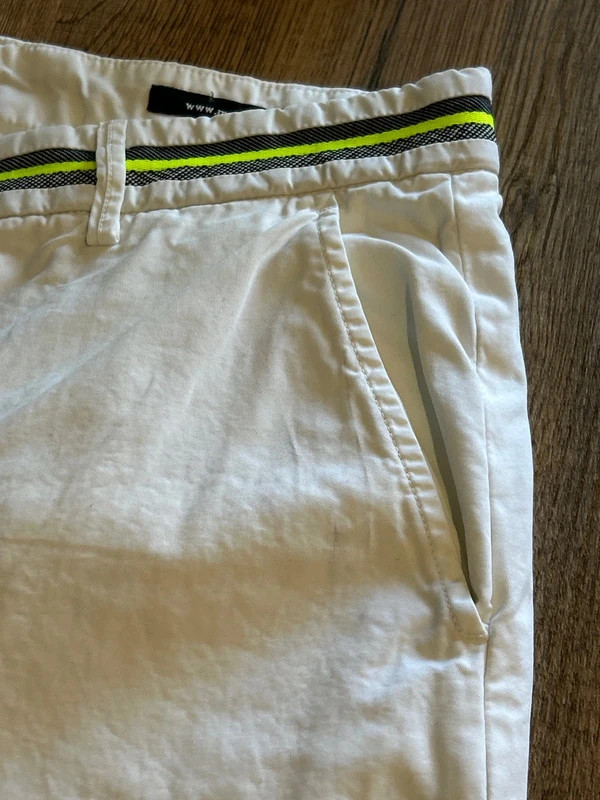 Short Mason's Beige Bande Jaune Fluo Taille 46 – Mason's – taille W36 | FR 46 5