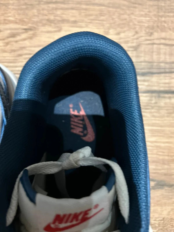 Baskets Nike Dunk Low Vintage Navy Bleu Marine et Blanc Homme Taille 44 (US 10) – Nike – taille 44 5