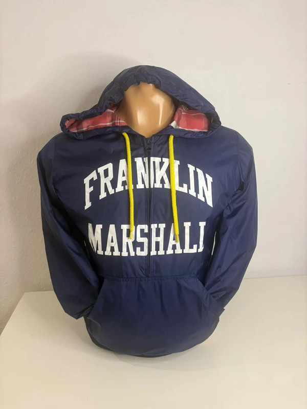 Veste coupe-vent anorak Franklin & Marshall homme taille S bleu marine – Franklin & Marshall – taille S 2