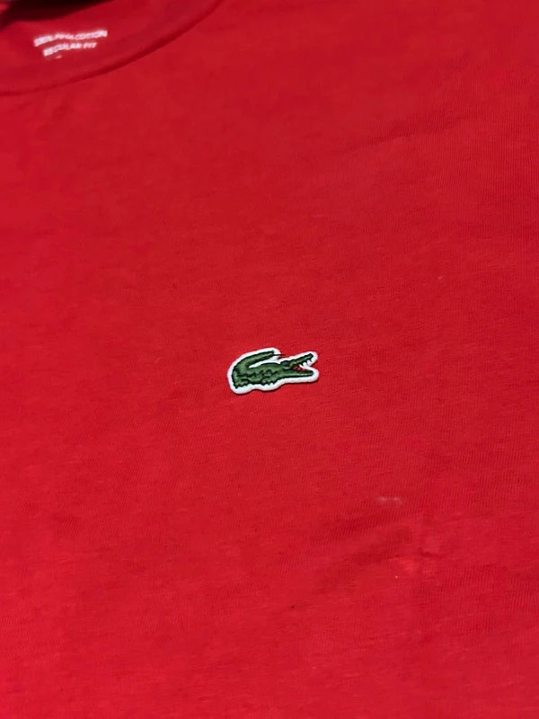 T shirt lacoste taille S couleur rouge homme – Lacoste – taille S 4