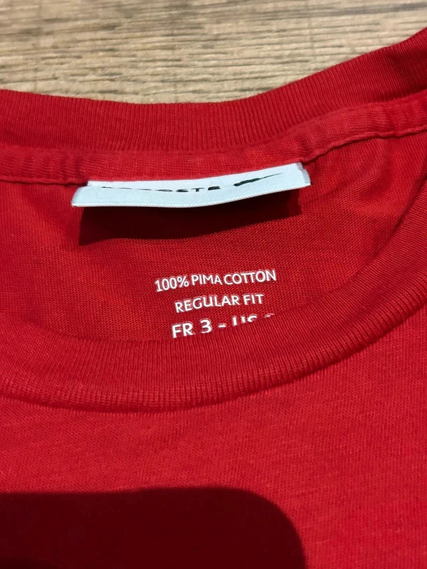 T shirt lacoste taille S couleur rouge homme – Lacoste – taille S 5
