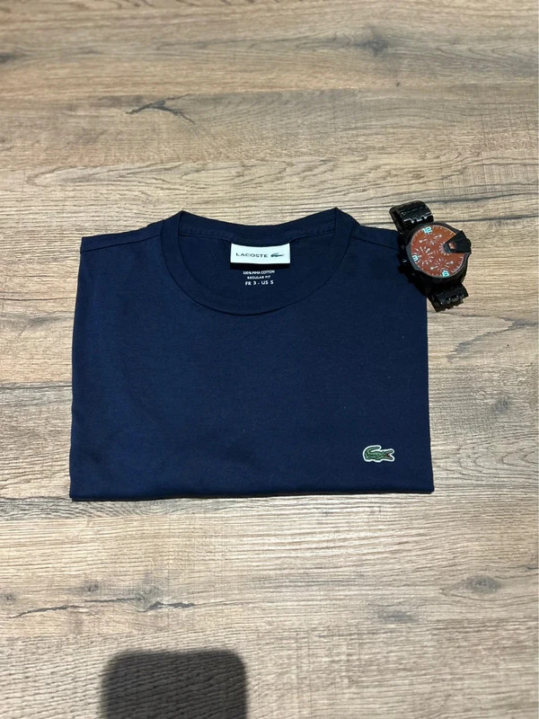 T-shirt Lacoste taille S homme couleur bleu foncé – Lacoste – taille S 2